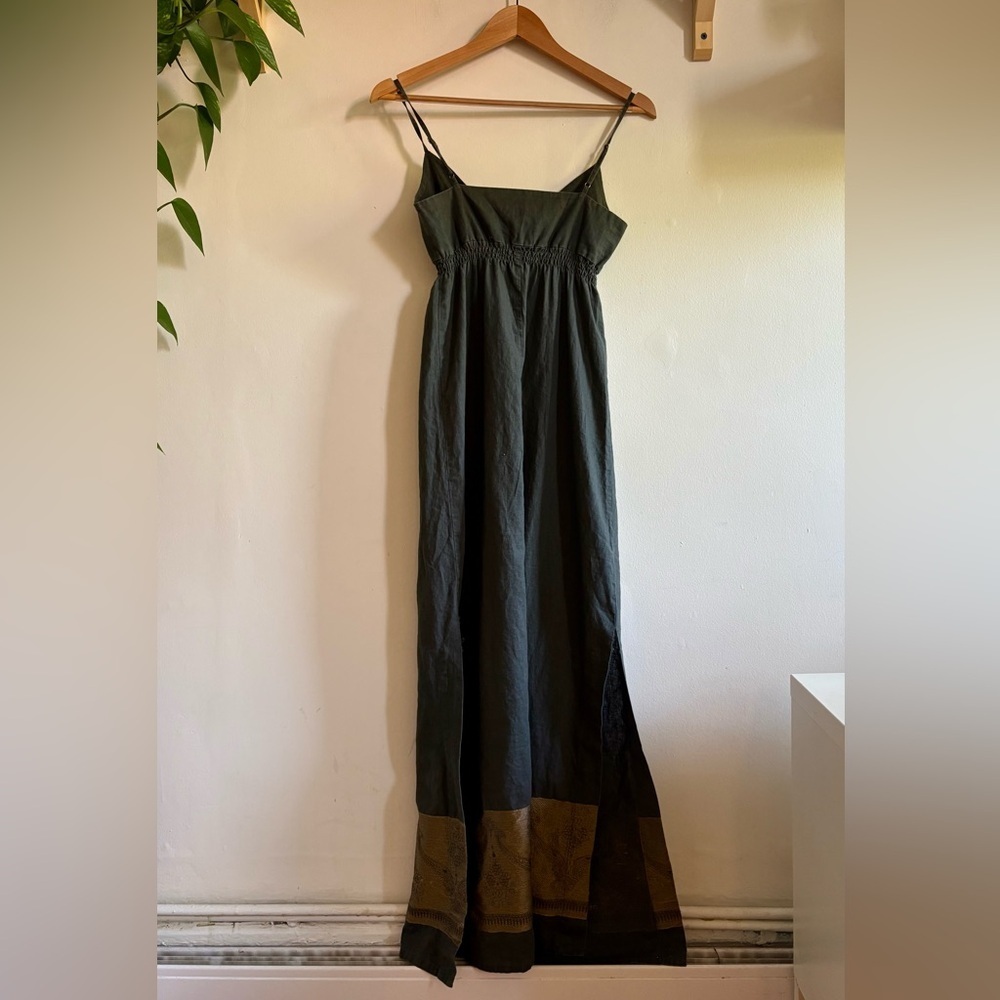 Y2K Guess by Marciano Linen Blend Maxi Dress (XS) - Picture 5 of 6